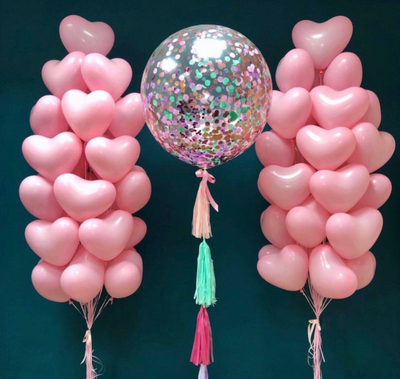 Огромные воздушные шары (гиганты) с конфетти
