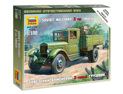 Сборная модель: (Звезда 6124) Советский армейский 3-тонный грузовик ЗИС-5