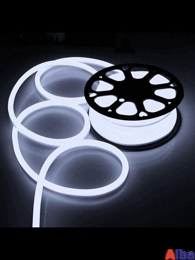 Неон 12V Белый 6*12мм