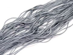 Шнур нейлоновый (для браслетов шамбала), цвет серый, 6 метров