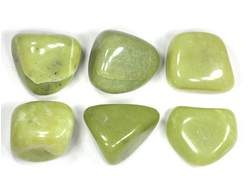 Серпентин, галтовка в ассортименте, Китай (25-30 мм, 10-15 г) №27010