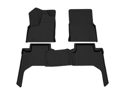 Коврик салонный полиуретановый (черный) для Toyota Land Cruiser 300 (21-Н.В.)  (Борт 4см)