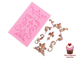 Молд "Лепной завиток", силикон