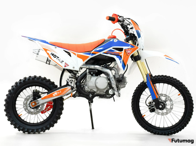 Питбайк MOTAX MX 125 Белый-оранжевый