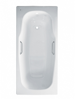 Ванна стальная BLB Atlantica 170x80 см B70A22001 180*80*40 см белая (с ножками 2,5 мм скотч + болт) B80A22001