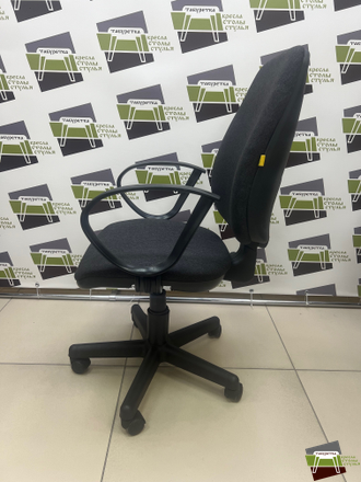 Кресло Юпитер Рондо, ткань, т. серый В-40