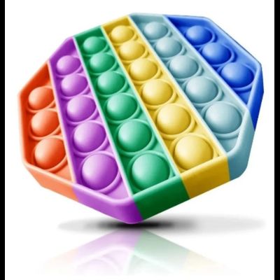 Pop it. Игрушка антистресс пупырка. Вечная пупырка. Восьмиугольник