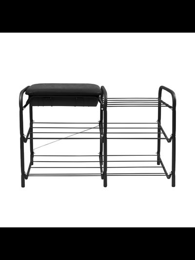 Этажерка с ящиком ЭТП1-1, цвет черный/матовый черный