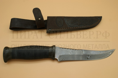 Нож "Н69"  контрастный дамаск   ЗЗОСС  Златоуст