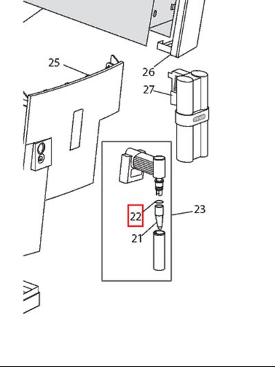 Кольцо уплотнительное O-ring для кофемашины Delonghi 5313217751
