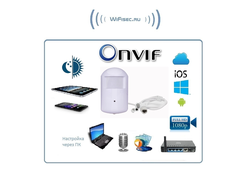 Видеоняня/Охранная IP WiFi-LAN видеокамера с ночным видением и аудиоканалом (корпус ИК датчика), встроенный DVR. Full HD (CamHi)