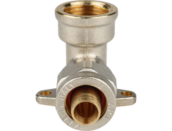 Угольник  90° настенный STOUT 16х1/2" с креплением  винт. (Арт.SFS-0008-001216)