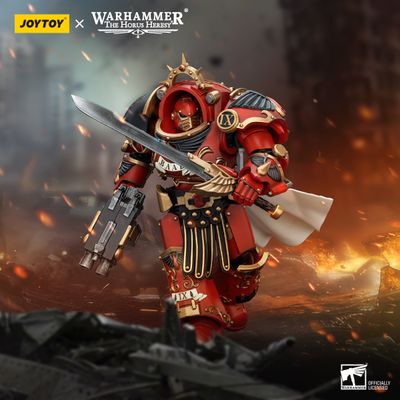 Претор Кровавых Ангелов в броне Тартарос (Warhammer Horus Heresy) - КОЛЛЕКЦИОННАЯ ФИГУРКА 1/18 Blood Angels Legion Praetor in Tartaros Terminator Armor (JT00386) - JOYTOY