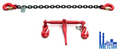 Стяжные устройства цепью