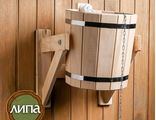 Обливное устройство из липы, пластиковая вставка, 10л