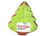 Пряник Ёлочка с логотипом Forxiga