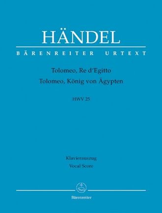 Händel. Tolomeo re d'Egitto HWV25  Klavierauszug (dt/it)