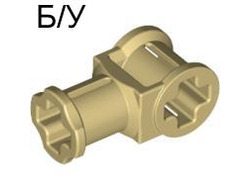 ! Б/У - Technic, Axle Connector with Axle Hole, Tan (32039 / 4140451 / 4188140) - Б/У