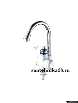 Смеситель для кухни с высоким изливом и электронагревом Potato P0055