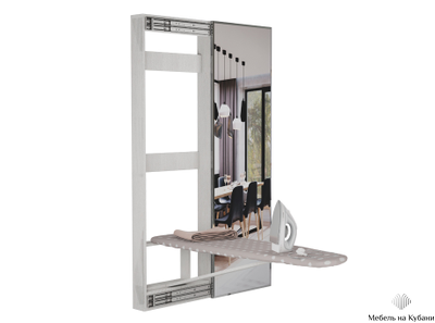 Смарт гладильная доска купе с зеркалом