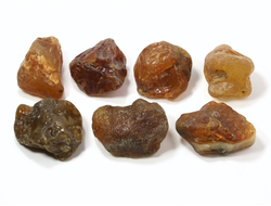 Сердолик, карнеол, необработанный "дикий" образец в ассортименте, Амурская область, р.Зея (22-30 мм, 15-17 г) №27513