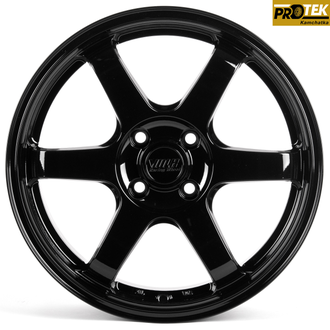 Комплект дисков R16 7,0J ET+35 4*100 Volk 6041X-SB374 Черный (81541)