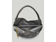 (АРТИКУЛ: 9782/1/51) СУМКА МЕШОК, БОЛЬШАЯ, КОЖАНАЯ, СЕРАЯ С НЕБОЛЬШИМ БЛЕСКОМ, ДВЕ РУЧКИ ЧЕРЕЗ ПЛЕЧО