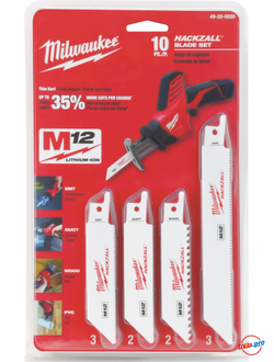 Набор полотен Milwaukee для сабельной пилы Hackzall (10 шт.)