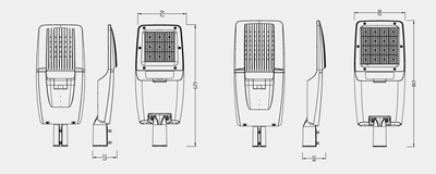 Светодиодный уличный светильник 120 Вт