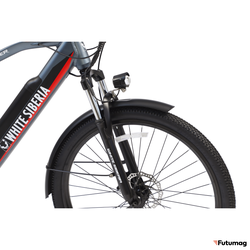 Электровелосипед WHITE SIBERIA CAMRY ALLROAD 500W матовый черный