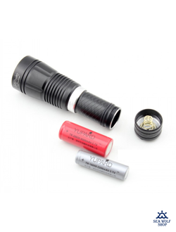 Фонарь подводный Yupard-B1 L2-1200Lm-белый 16,5см