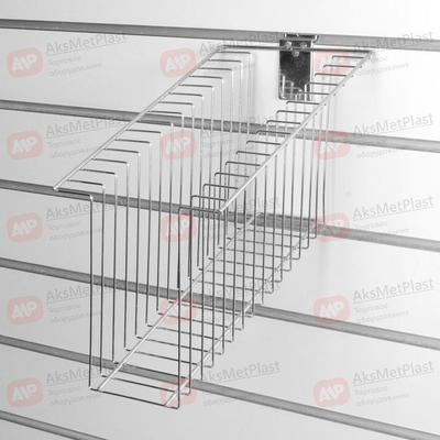 6108 Накопитель-подставка для экономпанелей, под 15 упаковок колготок или чулков, хром