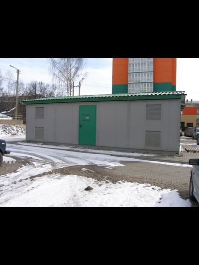 Двух трансформаторная утепленная КТП