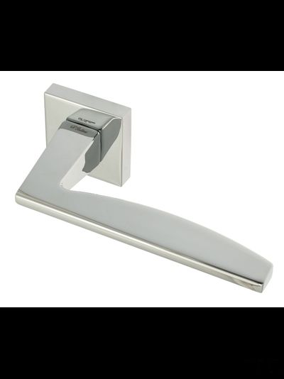 Дверная ручка на квадратном основании Fratelli Cattini "TECH" 8-CR полированный хром