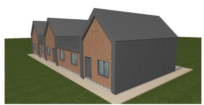 Одноэтажный дом с тремя спальнями 259м² (S40)