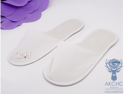 Тапочки индивидуальные 3 на жесткой подошве с закрытым мысом, 1 пара