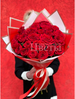 букет из 25 красных роз