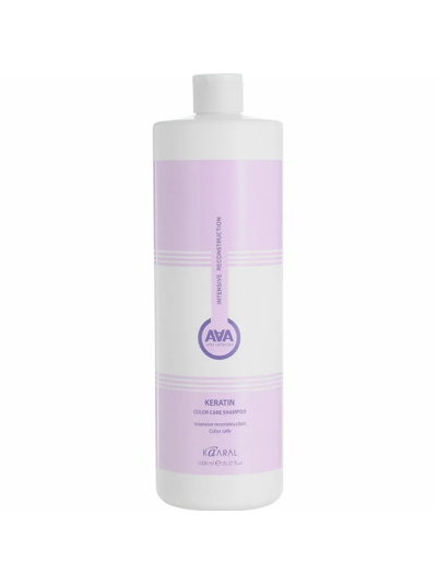 Kaaral AAA Кератиновый шампунь для окрашенных и химически обработанных волос, 1000 мл