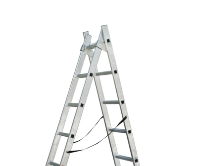 Лестница SMARTY SN011-206 алюминиевая двухсекционная 6 ступеней