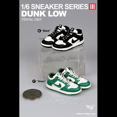 Кроссовки зеленые 1/6 (OS07F) -  Sneaker Series 3 - ONESIX-VERSE TOYS