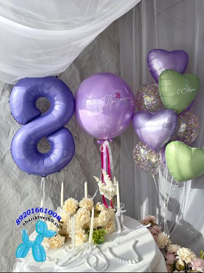 Набор шаров на 8 Марта "Симфония весны"