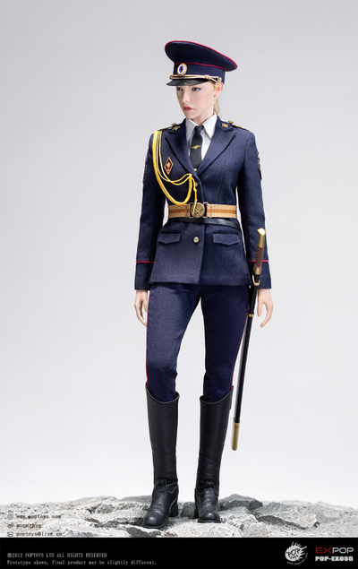 Сотрудница конной полиции МВД РФ - Коллекционная ФИГУРКА 1/6 Russian Police Force Female Mounted Police (EX055) - POPTOYS
