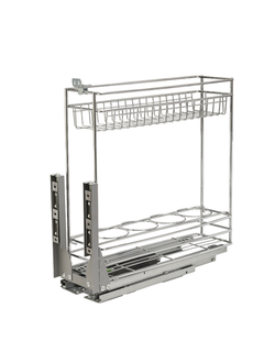 Бутылочница 200мм ALBA kargo B, с направляющими, с доводчиком 160*445*385