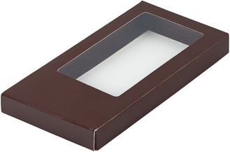 Коробка для плитки шоколада (шоколад), 160*80*17мм