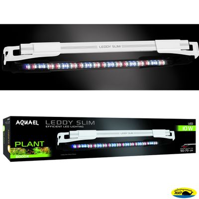 114585 Светильник для аквариума AQUAEL LEDDY SLIM PLANT 10w белый 50-70см
