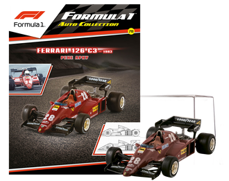 Formula 1 (Формула-1) Auto Collection №78 FERRARI 126 C3 Рене Арну (1983)