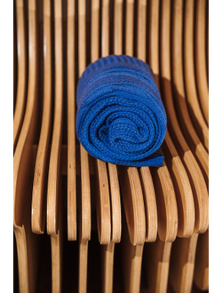 Плед вязаный "Косы" 110*160