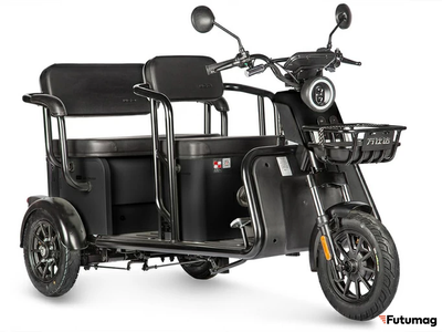 Электротрицикл Wanshida LC300 60V 1000Вт черный