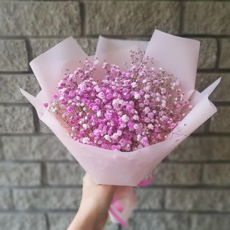Мини букет из  гипсофил