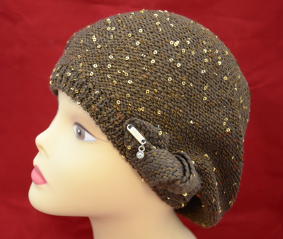 Летний берет коричневый Vizio Италия 5050